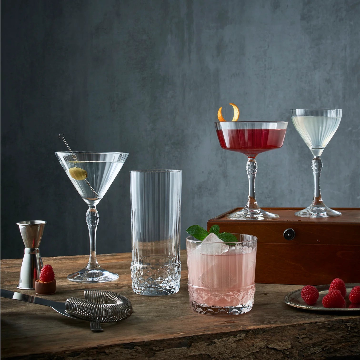 Bormioli Rocco America '20s 40cl Long Drink Drinking Glasses (Set of 6)